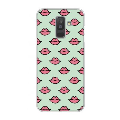 Lipjes: Samsung Galaxy A6 Plus (2018) Transparant Hoesje
