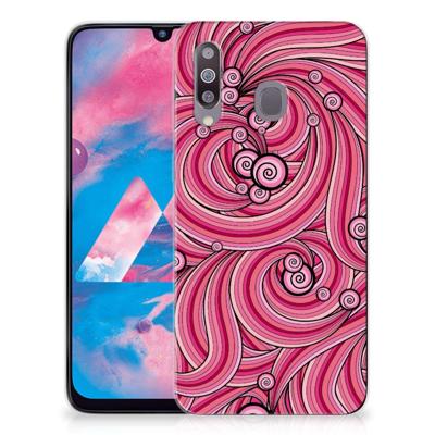 Samsung Galaxy M30 | Hoesje maken | Swirl Pink