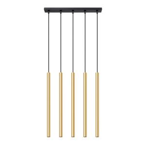 Hanglamp PASTELO 5L goud gepolijst