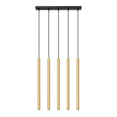 Hanglamp PASTELO 5L goud gepolijst