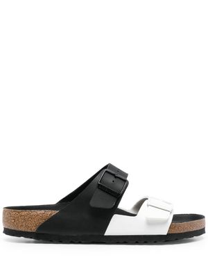 Birkenstock claquettes Arizona colour block - Noir