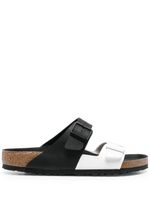 Birkenstock claquettes Arizona colour block - Noir