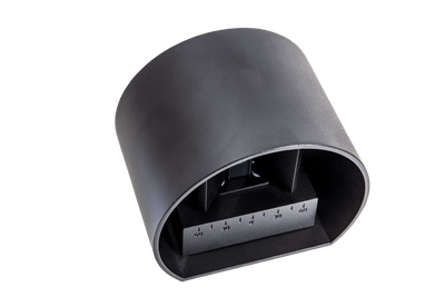 Wandlamp zwart Round 13.6x11.5x10cm 3000K Up en Down 6W 220 lumen dimbaar lichtbundels verstelbaar
