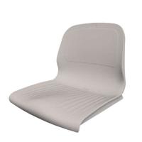 PVC SEAT WITH BACKREST SPARK CR M4 WHITE