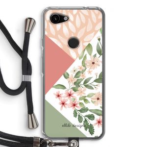 Sweet heaven geometrics: Pixel 3a Transparant Hoesje met koord