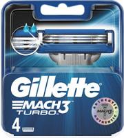 Gillette Gillette Mach 3 Turbo Scheermesjes - 4 stuks
