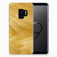 Samsung Galaxy S9 Bumper Hoesje Licht Hout