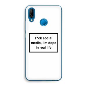 I'm dope: Huawei P20 Lite Transparant Hoesje