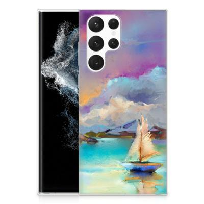 Smartphone hoesje Samsung Galaxy S22 Ultra Boat