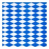 200x Beieren Oktoberfest/bierfeest thema servetten 33 x 33 cm