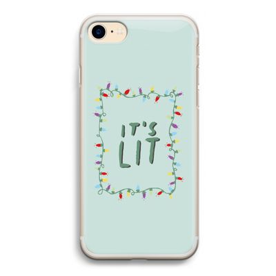 It's Lit: iPhone 7 Transparant Hoesje