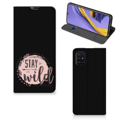 Samsung Galaxy A51 Magnet Case Boho Stay Wild Samsung Galaxy A51 Magnet Case Boho Stay Wild