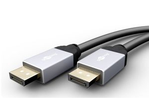 Goobay DisplayPort naar DisplayPort Kabel - 2m - Grijs