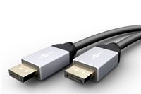 Goobay DisplayPort naar DisplayPort Kabel - 2m - Grijs - thumbnail