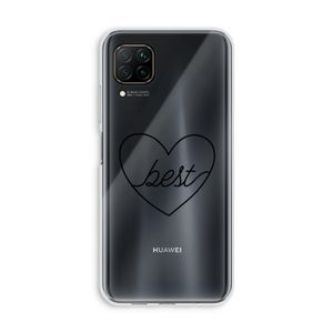Best heart black: Huawei P40 Lite Transparant Hoesje