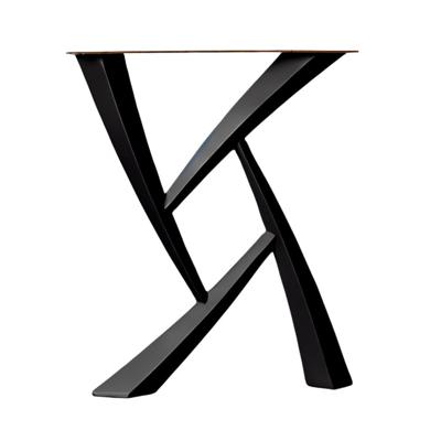 Stalen Hashtag tafelpoot breedte 60 cm en hoogte 72 cm zwart
