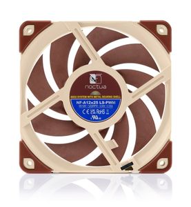 Noctua NF-A12x25 Computer behuizing Ventilator 12 cm Beige, Bruin