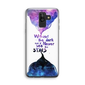 Stars quote: Samsung Galaxy J8 (2018) Transparant Hoesje