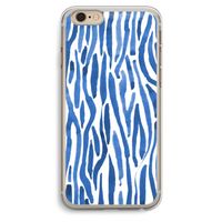 Blauwe nerven: iPhone 6 Plus / 6S Plus Transparant Hoesje