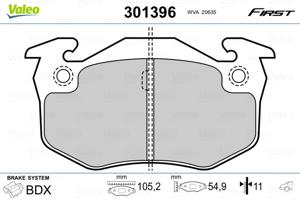 Valeo Remblokset 301396