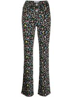 Rabanne pantalon droit à taille haute - Noir