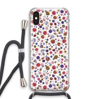 Planets Space: iPhone X Transparant Hoesje met koord
