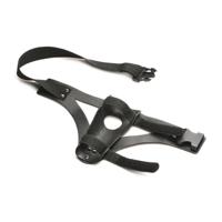 XR Brands Thunder Strap - Wand Thigh Harness - Zwart