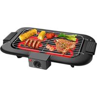 Elektrische Grillplaat 2000W - Compact Zwart Design