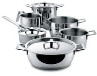 Alessi Pannenset Pots&Pans - AJM100S9 - 6-delig - door Jasper Morrison - thumbnail