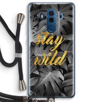 Stay wild: Huawei Mate 10 Pro Transparant Hoesje met koord