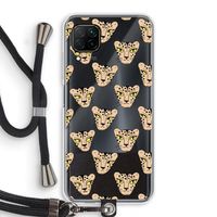Tijger: Huawei P40 Lite Transparant Hoesje met koord