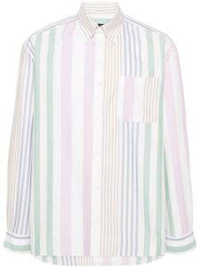 A.P.C. chemise en coton Sela à rayures - Blanc