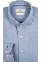 Thomas Maine Tailored Fit Overhemd blauw, Motief - thumbnail