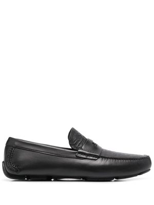 Ferragamo mocassins en cuir - Noir