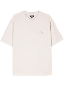 Stüssy t-shirt à logo Lazy imprimé - Tons neutres