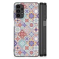 Samsung Galaxy A13 4G Marmeren Print Telefoonhoesje Tiles Color