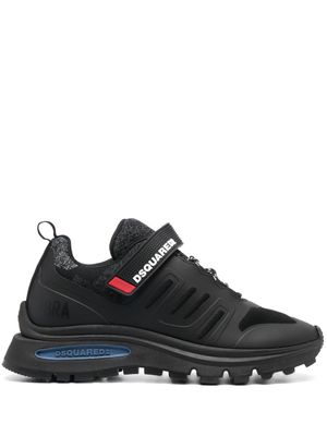 DSQUARED2 baskets à empiècements contrastants - Noir