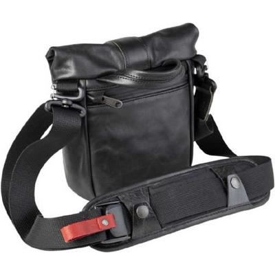 Wotancraft Pilot Travel Camera Bag 2L - black leather