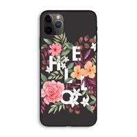 Hello in flowers: iPhone 11 Pro Max Biologisch afbreekbaar hoesje
