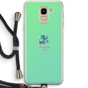 Win98: Samsung Galaxy J6 (2018) Transparant Hoesje met koord