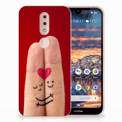 Nokia 4.2 | Sillicone Back Cover | Liefde - Origineel Romantisch Cadeau