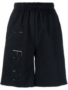 IRO short Joela à logo imprimé - Noir