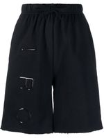 IRO short Joela à logo imprimé - Noir