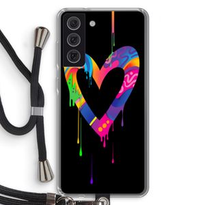 Melts My Heart: Samsung Galaxy S21 FE Transparant Hoesje met koord