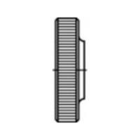 TOOLCRAFT TO-5447943 Kartelmoeren M4 DIN 467 Messing 100 stuk(s)