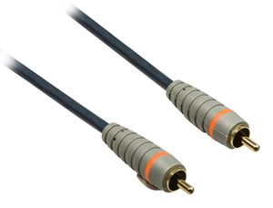 Bandridge BAL4800 audio kabel 0,5 m RCA Zwart, Grijs