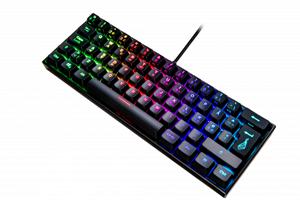 Surefire Gaming KingPin M1 Gaming-toetsenbord Kabelgebonden, USB QWERTY, Nordic Zwart Verlicht, Multimediatoetsen