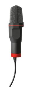 Trust GXT 212 Mico Microfoon - Zwart, Rood