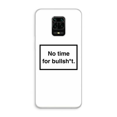 No time: Xiaomi Redmi Note 10 Lite Transparant Hoesje