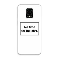 No time: Xiaomi Redmi Note 10 Lite Transparant Hoesje No time: Xiaomi Redmi Note 10 Lite Transparant Hoesje